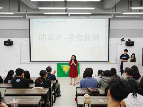 「中國醫藥大學」學務長開幕致詞.JPG